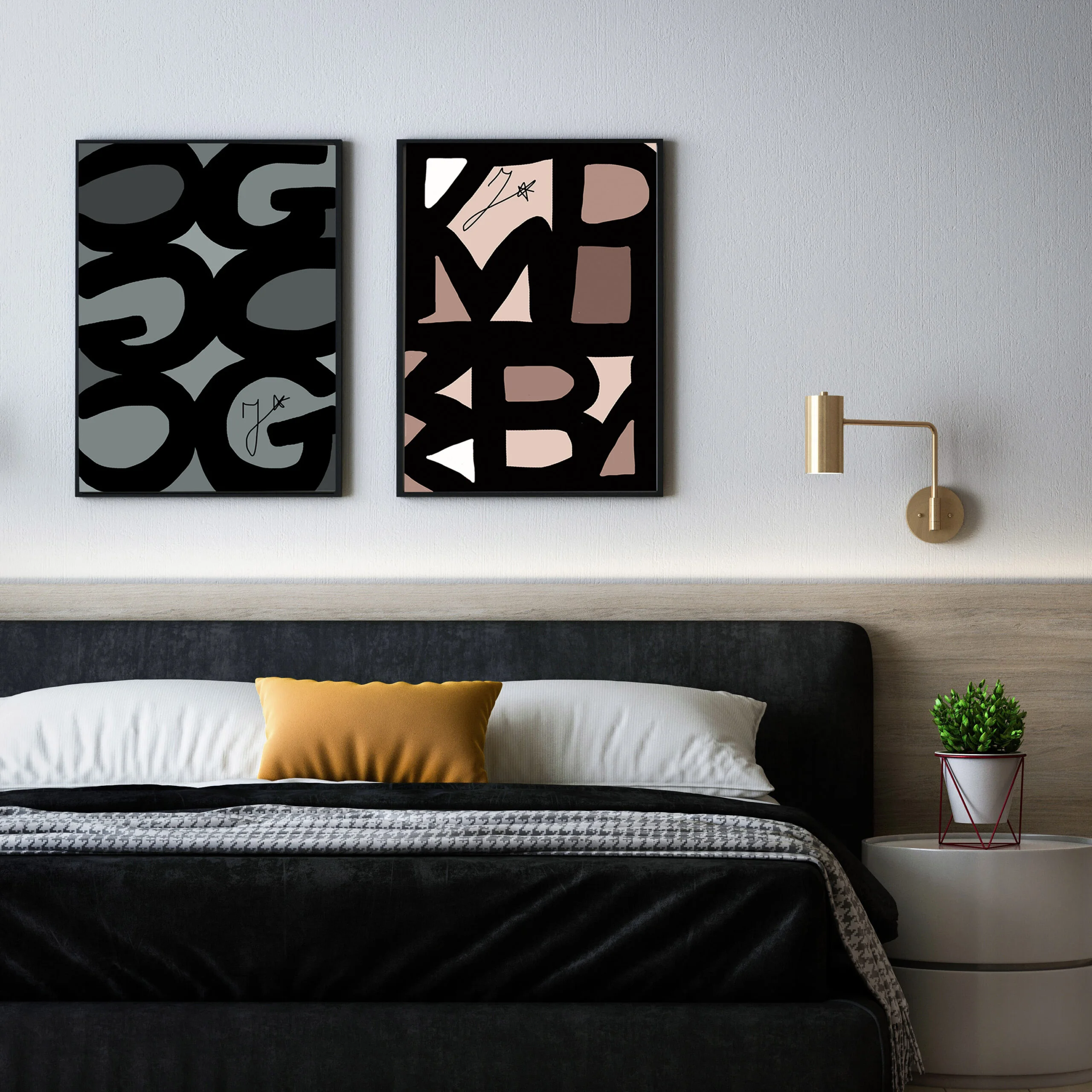 bedroom letter style